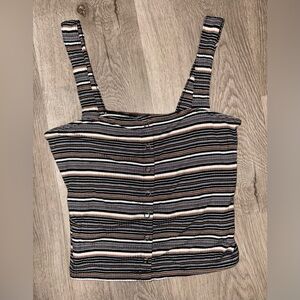 American Eagle Outfitters Women’s Ribbed Striped Camisole